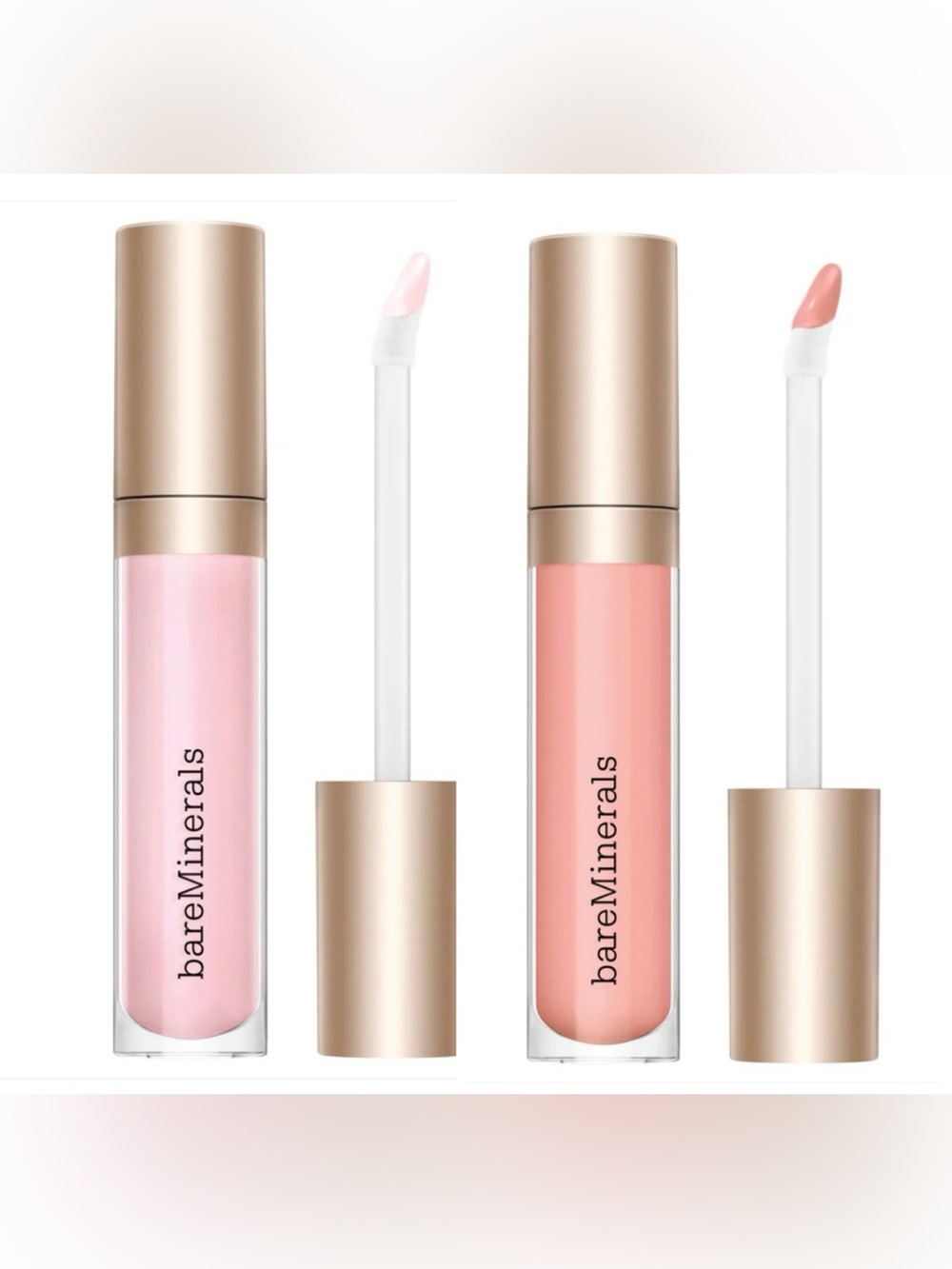 bareMinerals Liquid Lip Gloss Balm in Clarity & Serenity Price for One
